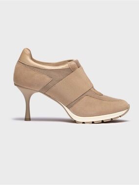 Sneex The Icon Hybrid Heel Sneakers in Oyster Size 6